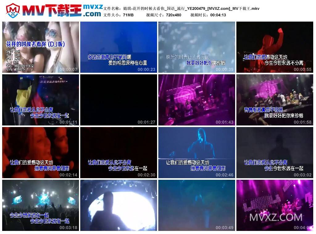 婧琪-花开的时候去看你_国语_流行_YE200479